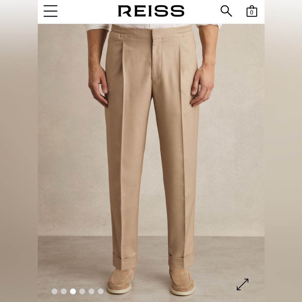 Reiss camel trouser men’s